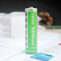 Pin sạc 18650 HHTC 2200mah 3.7v đúng chuẩn pin sạc dành cho loa pin sạc máy nghe nhạc cell pin 18650 (nhiều màu)