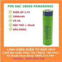 PIN SẠC 18650 PANASONIC NHẬP KHẨU CHẤT LƯỢNG CAO - DUNG LƯỢNG 2900maH - ĐIỆN ÁP 3.7V