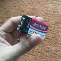 Pin sạc 9V Beston Li-Ion dung lượng cao, bộ sạc pin vuông dùng cho micro, đồng hồ vạn năng, chuông báo động, đồ chơi - Lẻ 1 pin 800mAh