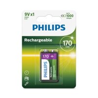 Pin sạc 9V Philips 170mAh 9VB1A17