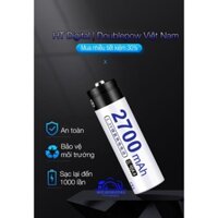 Pin Sạc AA 2700mAh Doublepow công suất thực chuyên karaoke gia đình đồ điện tử công suất lớn, pin có tuổi thọ cao