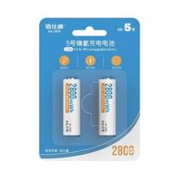 Pin sạc AA AAA BESTON dung lượng cao, sạc lại nhiều lần thay thế cho pin Con thỏ trong micro không dây, điều khiển - vỉ 2 pin AA 2800mWh