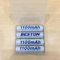 Pin sạc AA AAA BESTON dung lượng cao, sạc lại nhiều lần thay thế cho pin Con thỏ trong micro không dây, điều khiển - 4 pin AAA1100