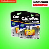 Pin sạc AA Camelion 2700 mAh Vỉ 2 Viên Chất Lượng Cao