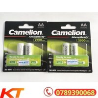 Pin sạc AA Camelion NH-2500ARBP2 Alwaysready Preminum 2500mAh - combo 4 viên