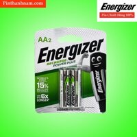 Pin sạc AA Energizer 2000mAh vỉ 2 viên NH15/BP2 sản xuất tại Nhật Bản chính hãng