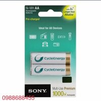 Pin sạc AA Sony 2100 mAh vỉ 2 viên