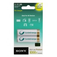 Pin sạc AA Sony 2100 mAh vỉ 2 viên