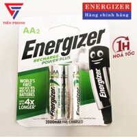 Pin sạc AA tiểu Energizer 2000mah chính hãng, pin sạc tiểu AA HR6 (vỉ 2 viên)