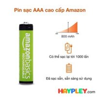Pin sạc AAA Amazon NiMH 1.2V 800 mAh