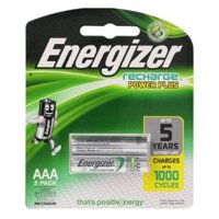 PIN SAC AAA ENERGIZER 700MAH NH 12 POWER PLUS RP2  (Vĩ 2 viên hàng chính hãng)