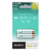 Pin sạc AAA Sony 800 mAh vỉ 2 viên