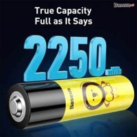 Pin sạc Baseus AA Rechargeable Li-ion Battery ( 2250mWh, Bộ 2 cái )