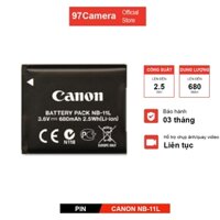Pin sạc Canon NB-11L cho máy ảnh Canon PowerShot A2300 IS, A2400 IS, A2500, A2600, A3400 IS, A3500,.