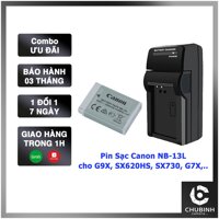 Pin Sạc Canon NB-13L (Dùng cho Canon G9X, SX620HS, SX720HS, SX730, G5X, G7X mark II,..)