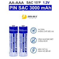 Pin sạc cho Micro không dây Mic bluetooth siêu bền hãng DOUBLE POWER 3000 mAh sạc nhanh 15 phút [GIÁ TỐT]