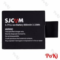 Pin sạc cho SJcam SJ4000 SJ 4000 wifi SJ5000 M10 - 1 viên PIN 900mAh phụ kiện cao cấp - POKI [bonus]