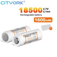 Pin sạc CITYORK 18500 Pin Dung lượng cao 1600mAh - 3.7V đèn pin mạnh pin con trỏ laser pin