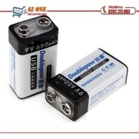 Pin Sạc Cổng Micro USB Doublepow 9V 6F22 650mAh