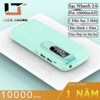 Pin Sạc Dự Phòng 10000MAH Sạc An Toàn Sạc Nhanh Thiết Kế Siêu Đẹp Bề Mặt Chống Trầy Chống Bẩn Pin Sac Du Phong