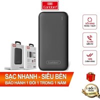 Pin Sạc Dự Phòng 10000mah Chính Hãng Earldom PB44  2 Cổng Sạc Nhanh 2.1A