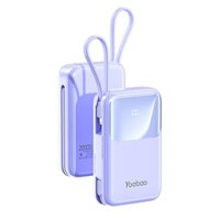 Pin sạc dự phòng 20000mAh YOOBAO LQ20 22.5W có cáp sạc gắn liền PD20W QC3.0 SCP22.5W