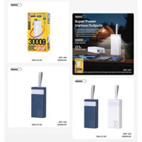 Pin sạc dự phòng 30.000 mah REMAX RPP 320 sạc nhanh ( Mua 1 tặng 1 cáp USB - C ) pkgiahanstore