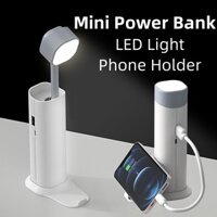 Pin Sạc Dự Phòng 5000mAh Mini Có Đèn Led Và Cổng USB Cho IPhone Xiaomi Huawei