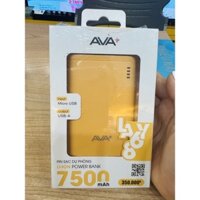 Pin sạc dự phòng 7500mAh AVA+ LJ JP199 Hồng