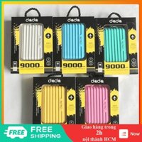 Pin sạc dự phòng 9000 mah hình chiếc vali chất liệu nhựa - SA0064