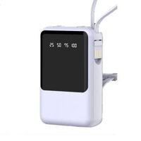 Pin sạc dự phòng AKUS DP150 - 10.000 mAh - Màu trắng | Giá rẻ, trả góp 0%