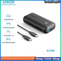 Pin Sạc Dự Phòng Anker 25w 10000mAh A1246 Hỗ Trợ PD PPS Cho lP SAMSUNG Huawei