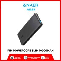 Pin sạc dự phòng ANKER PowerCore Slim 10000mAh Hàng chính hãng- A1229