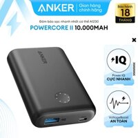 Pin sạc dự phòng ANKER PowerCore II 10000mAh công nghệ PowerIQ 2.0 tương thích tích hợp QC 3.0 18w - A1230