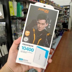 Pin Sạc Dự Phòng Arun Y40 10400mAh Chính Hãng