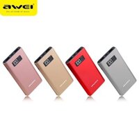 Pin Sạc Dự Phòng Awei K10000mAh Có Màn Hình Sang Trọng