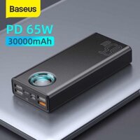 Pin Sạc Dự Phòng Baseus 65W Dung Lượng 30000mah Sạc Nhanh QC3.0 Cho Iphone Ipad Laptop