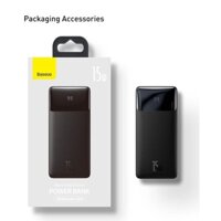 Pin sạc dự phòng Baseus dung lượng 10000mAh, công suất 15W màn hình LED hiển thị,giá sỉ