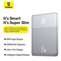 Pin Sạc Dự Phòng Baseus Blade2Power Bank with Digital Display Intelligent Edition 12000mAh 65W