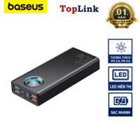 Pin Sạc Dự Phòng Baseus BS-30KP365 Dung Lượng 30000mah - 65W Sạc Nhanh QC3.0 Cho Iphone Ipad Laptop - TopLink