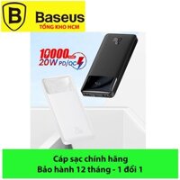 Pin sạc dự phòng Baseus 10000mAh/20000mAh - sạc dự phòng Baseus Bipow Digital Display Power Bank 20W