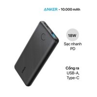 Pin Sạc Dự Phòng chính hãng  Anker Power Slim Dung Lượng 10.000 mAh PD A1231 (Bảo Hành 12 Tháng)