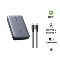 Pin sạc dự phòng cho laptop điện thoại UGREEN PB720 – sạc nhanh 100W, 2C1A