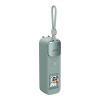Pin sạc dự phòng Crayon Shinchan Portable Power Bank with GaN PD20W/PD30W Wall Charger 5000mAh – green (PD20W)