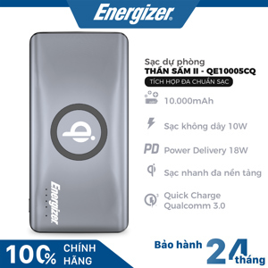 Pin sạc dự phòng Energizer QE10005CQ - 10,000mAh - 3.7V