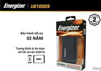 Pin sạc dự phòng Energizer UE10005 10.000mAh (Trắng)