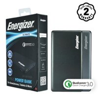 Pin sạc dự phòng Energizer 10,000mAh Quick Charge 3.0 UE10015CQ - Hàng Chính Hãng, Bảo