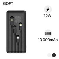 Pin sạc dự phòng Golf 10.000mAh tích hợp dây L106