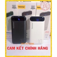 Pin Sạc Dự Phòng Hammer (H11) Li-Ion - Polymer 10.000mAh - Hàng Chính Hãng, bảo hành 12 tháng