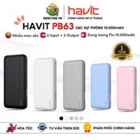 Pin Sạc Dự Phòng HAVIT PB63 Kim Cương | 10.000mAh